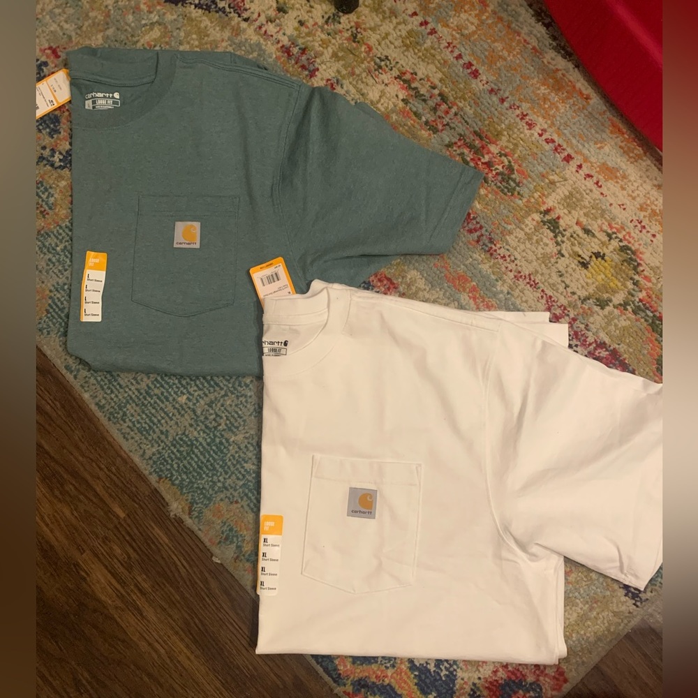 Carhartt short sleeve T-shirt’s size Large & X-Large